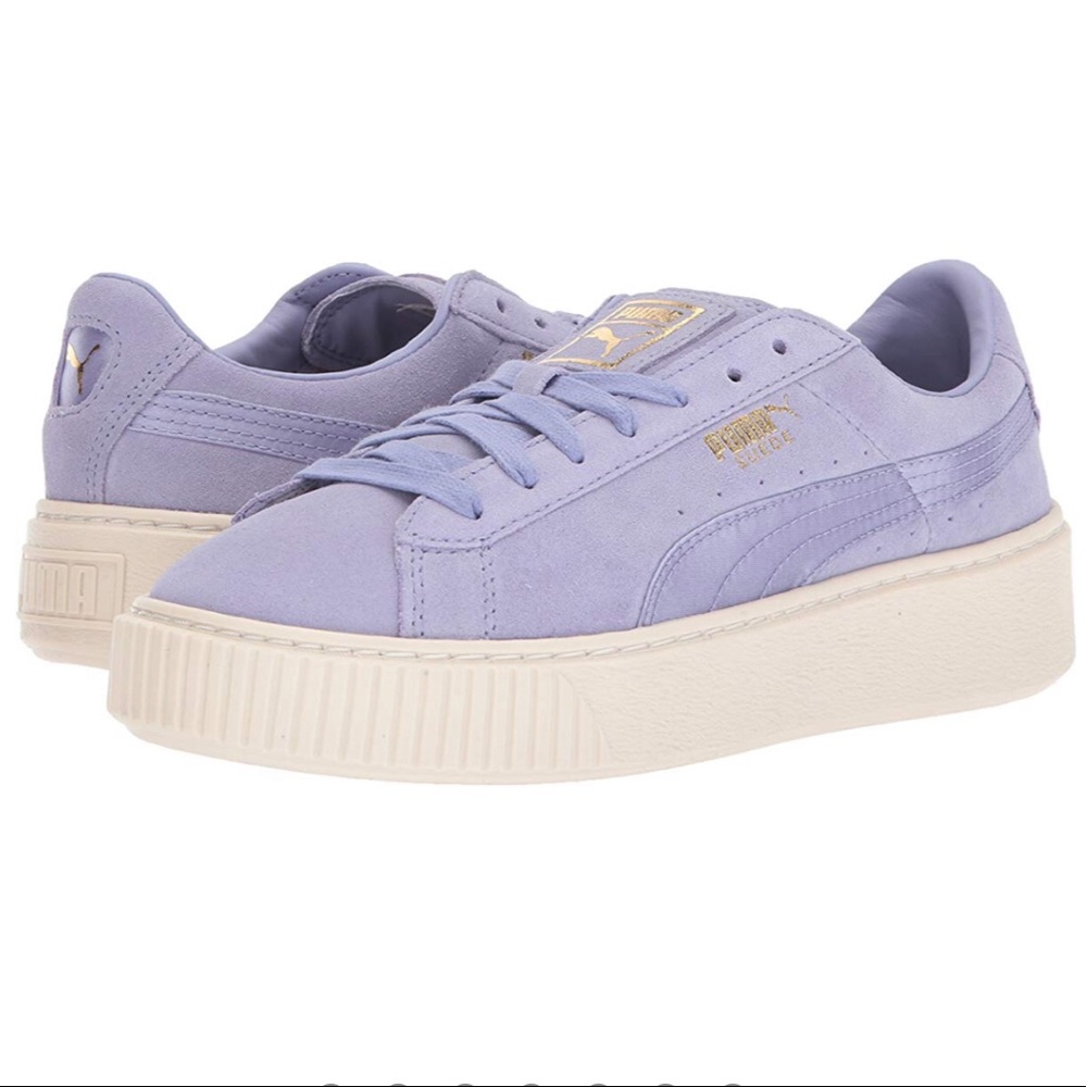 Puma Women's Suede Platform-Mono Satin Size 9